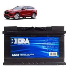 Batteria 80Ah A.G.M. per Jaguar F-Type 2.0 Ti-4 5.0 SCV8 benzina 2012+