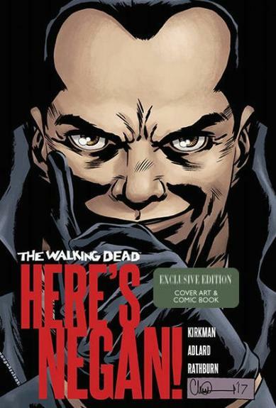 WALKING DEAD ~ HERE'S NEGAN! ~ EXCLUSIVE EDITION ~ COVER ART