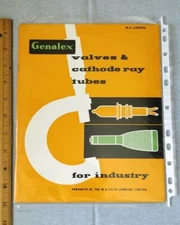 1959 Genalex  ~ Valves & cathode ray Tubes ~ Catalog