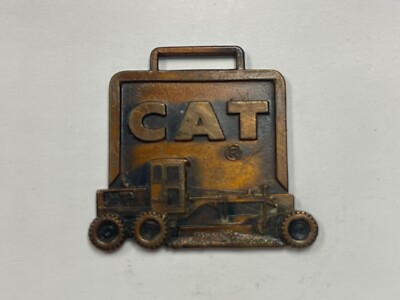Cat Caterpillar Tractor Co Manufacturing Pocket Watch Fob