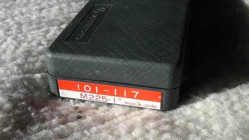 Mitutoyo Micrometer 0-1" .0001" Code No. 101-117 M225-1", Made In Japan, Bella!