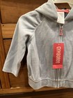 Adorable Velour Hoodie w/Dog & Bone Zipper Pull By Gymboree Baby Blue 12-18 Mos. — photo 10