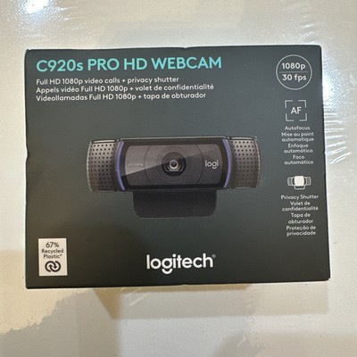 New Logitech C920s Pro HD 1080P Webcam With Privacy Shutter SB