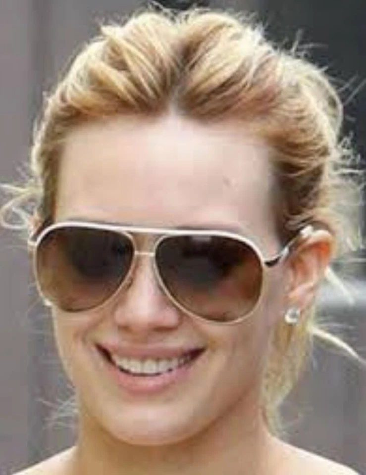 New GUCCI GG1827/S BNCIS 63mm Gold White Oversized Aviator Sunglasses Italy - Image 3 of 4