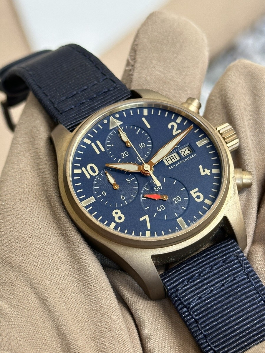 IWC Pilots Watch Chronograph 41 Bronze Blue Dial 2024 41mm IWC Pilots Watch Chronograph 41 Bronze Blue Dial 2024 41mm