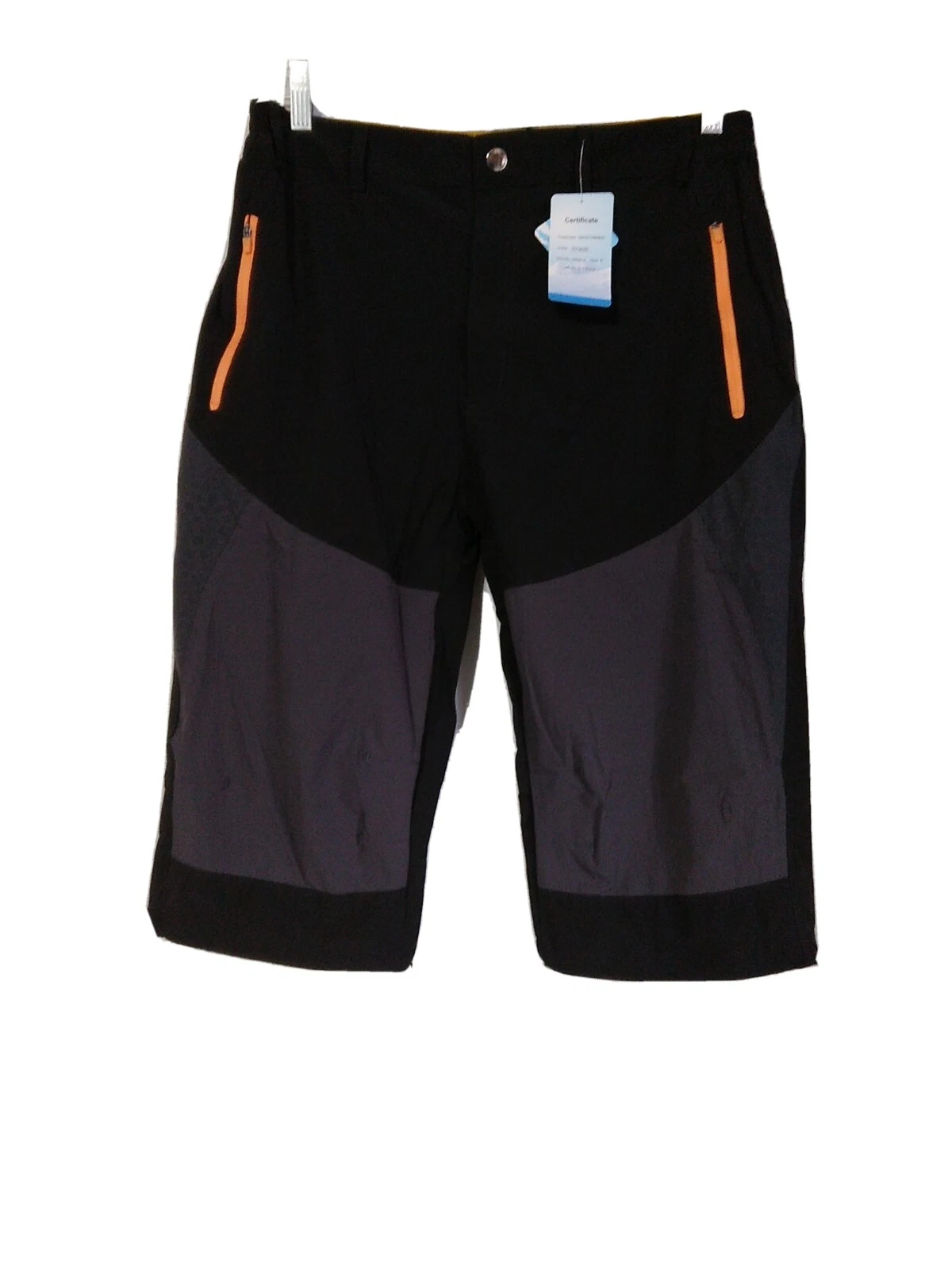 MAGCOMSEN Men's Workout Gym Hiking Long Shorts Quick Dry Zipper Pockets New