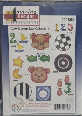 Amazing Designs Look & Learn Baby Collection 1 ADC1382