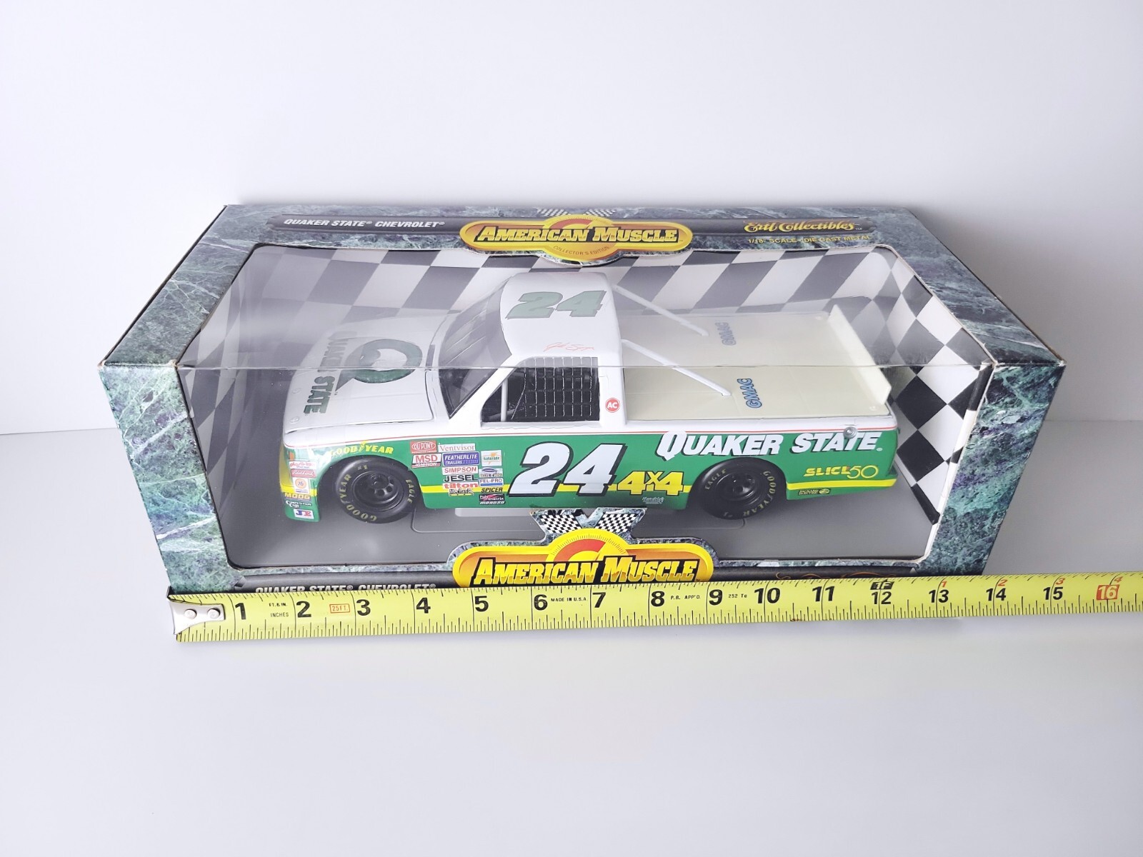 Ertl American Muscle Jack Sprague 24 Quaker State Truck 118 Scale