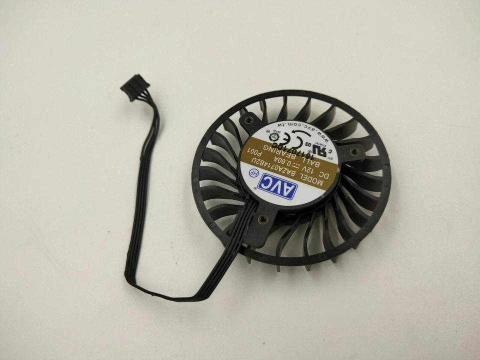 Cooler Fan For QUADRO P4000 M4000 BAZA0714B2U 64mm 4Pin 12V 0.6A Graphics Card - Image 4 of 4