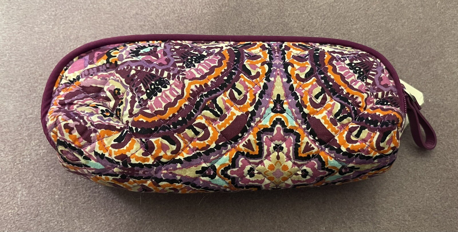 VERA BRADLEY Brush & Pencil Case Cosmetic Dream Tapestry Case Pencils