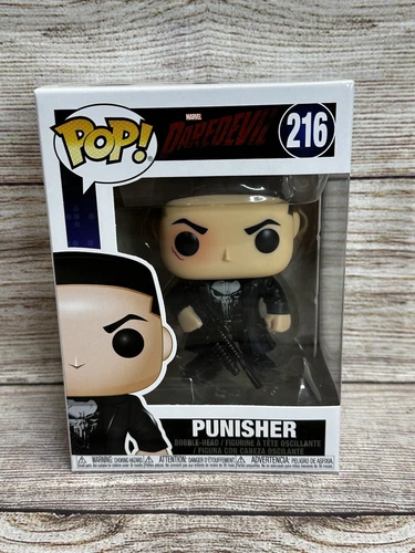 Funko Pop Marvel Daredevil: Punisher Vinyl Bobble Head #216 NEW Free Shipping