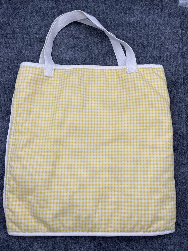 Bolsa de almohadilla cambiadora de pañales para bebé vintage acolchada sonajero de biberón años 70 MCM Foto 2 de 4