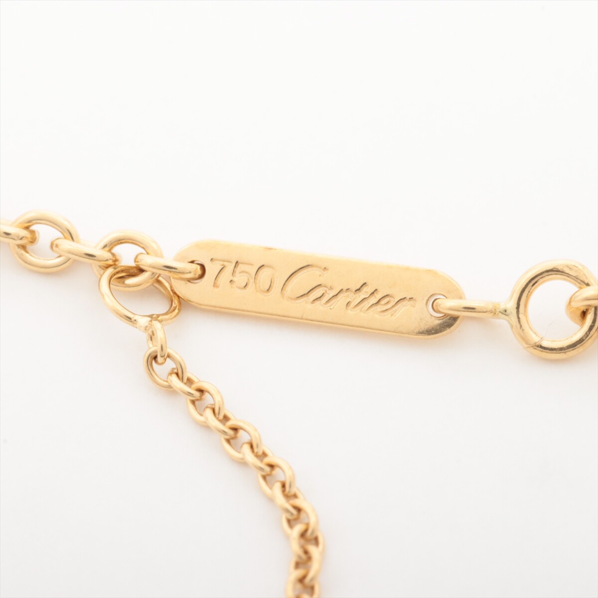 Cartier Baby Trinity Necklace 750(YGxPGxWG) 8.6g Gem