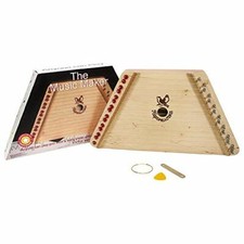 LAP HARP Music Maker with 12 Songs Pick Tuner Spare Wire Birch Wood MUSIC MAKER