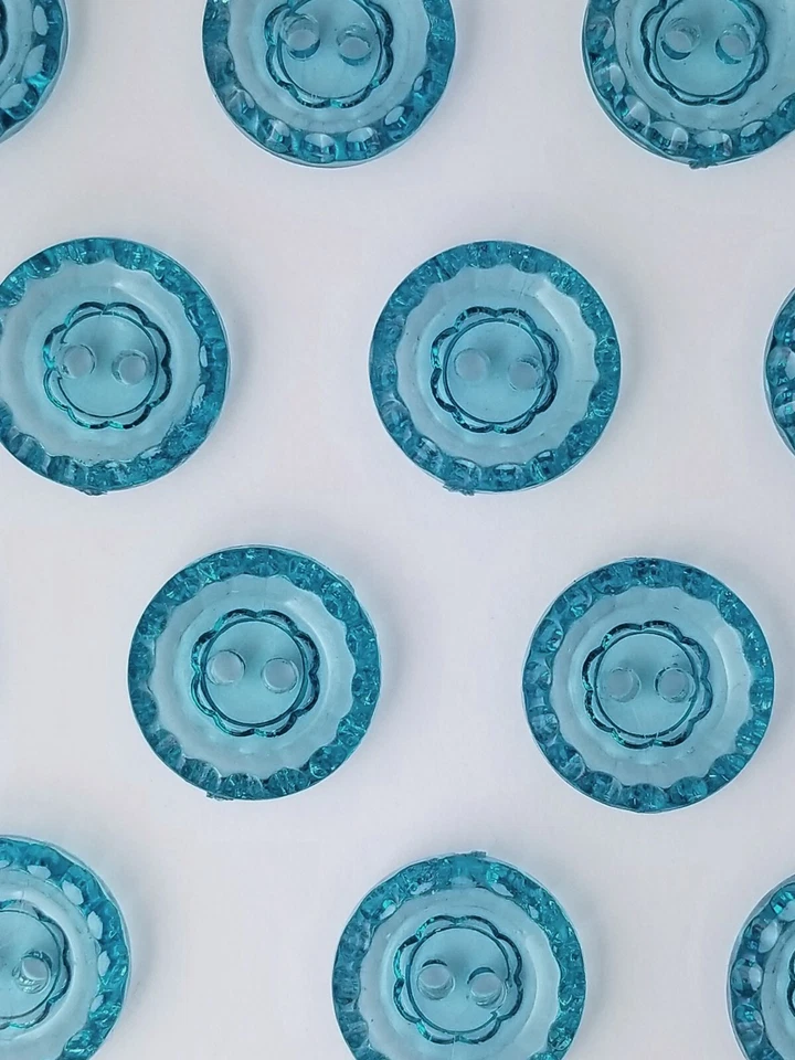 BOTÓN CRISTAL, TALLA 24L -5/8", ACABADO BRILLANTE, 144 PIEZAS, ENVÍO GRATIS EE. UU. Foto 3 de 4