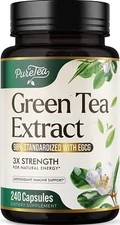 Green Tea Extract, Natural Fat Burn & Weight Loss Supplement 1000mg EGCG Capsule