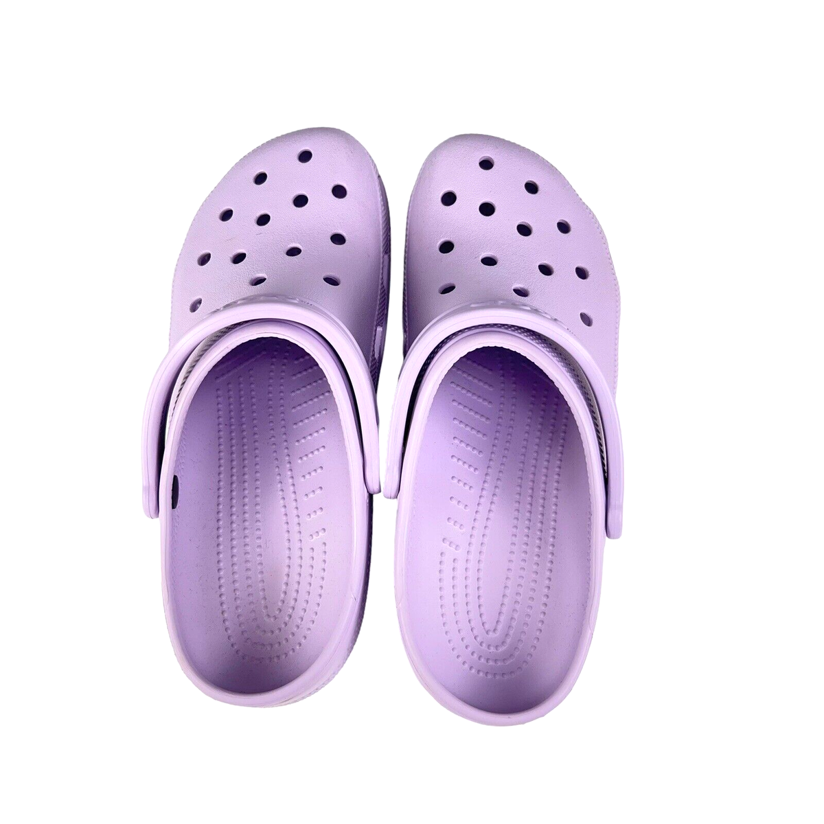 Crocs Classic Unisex Clog Purple Lavender Adult Size M8 W10 Hospital Workers Crocs Unisex Classic Lavender Light Purple Comfort Clogs  main image 2