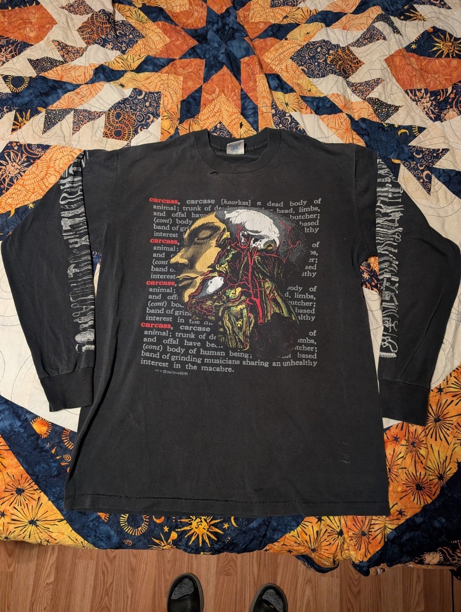 Carcass バンドT Vintage 90s Carcass Band Tee Heartwork Tools Of The Trade Rare