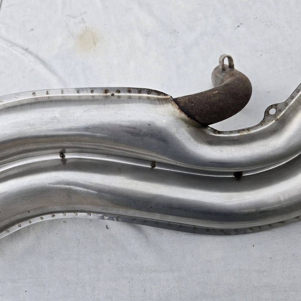 Intercambiador de calor Porsche 914 acero inoxidable lado del pasajero Foto 4 de 4