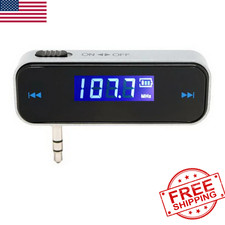 3.5Mm FM Transmitter Music Audio LCD Display Wireless Handsfree Car Kit for Ipho