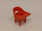 Vintage Fisher Price Little People Red Highchair