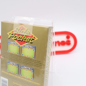 NES Nintendo Game SIDE POCKET POOL - NUOVO e sigillato in fabbrica con autentica cucitura ad H!