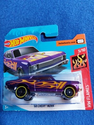 Hot Wheels HW FLAMES 2018 - ´68 CHEVY NOVA - 3/10 FJW62 in OVP.