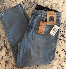 Curve Appeal 12/31 Concealed Comfort Waist HighRise Straight Jeans 25 inch NWT