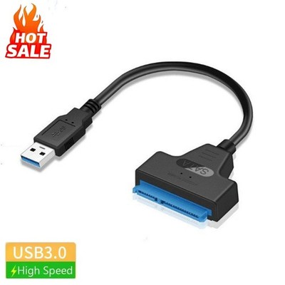 USB 3.0 to 2.5'' SATA III Hard Drive Adapter Cable/UASP to USB 3.0 Converter lot