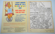 Vintage 1983 Toys R Us Geoffrey Store Magazine Ad Print Poster Retro Promo 1980s