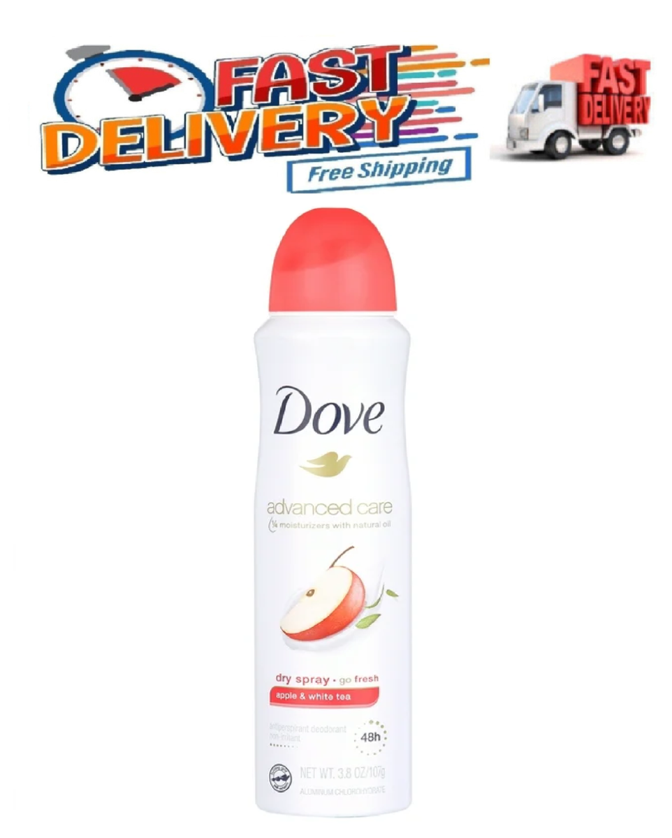 Dove Advanced Care Antiperspirant Deodorant Dry Spray, Apple and