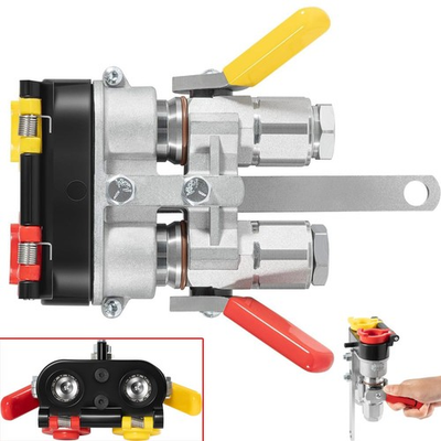 #ad 9500 4 For Pioneer Hydraulic Break Away Coupler Kit Agricultural Tractor Clamp $248.41