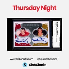 2008 UPPER DECK O-PEE-CHEE PREMIER #PP2-HO BOBBY ORR/GORDIE HOWE DUAL AUTO /75