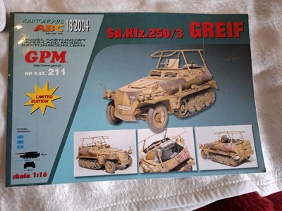 GPM 204 - Deutsches Halbkettenfahrzeug Demag Sd.Kfz. 250/3 Greif - 1:25