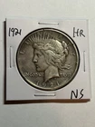 1921 Peace Silver Dollar $1 XF Detail High Relief Key Date