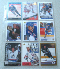 9x Mark Messier mint NEW YORK RANGERS Insert hockey card NHL lot EDMONTON OILERS