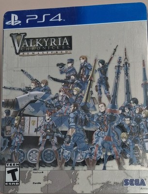 Valkyria Chronicles Remastered (Sony PlayStation 4, 2016) steelbook