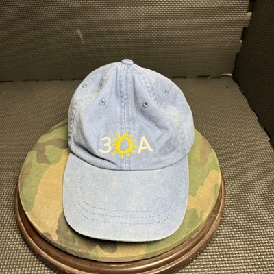Adams 30A Life Shines Adjustable Denim Cap Blue Unisex Embroidered Outdoor Hat