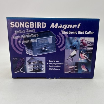BIRD-X SONGBIRD Magnet Electronic Bird Caller Sounds Songs Box Purple Martin