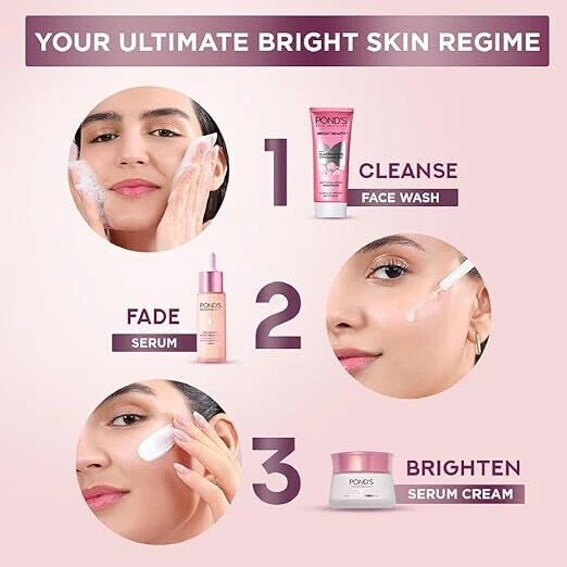 POND'S Bright Beauty Anti-Dullness & Brightening Facewash With Niacinamide 200gm - Image 3 of 4