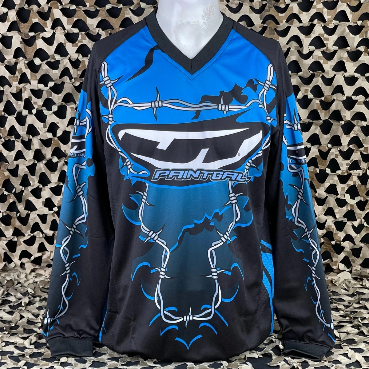 Preços baixos em Blue Grande Jerseys e camisas de paintball | eBay