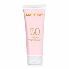 Mary Kay Sunscreen SPF 50 Face  Body NEW  Broad Spectrum UVA/UVB  Water Resis