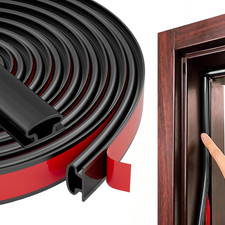 Black Rubber Weather Stripping Door Seal Strip, D Shape Door Weather Seal Strip,