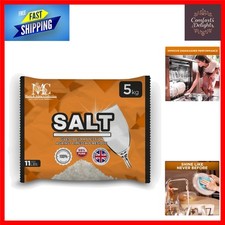 Dishwasher Salt 5kg - Powerful Water Softener for Hard Water & Spotless Dishes 3.20 per kilo