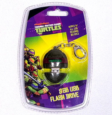 Sakar Teenage Mutant Ninja Turtles 8GB USB Flash Drive 18165-8 Decor NEW SEALED
