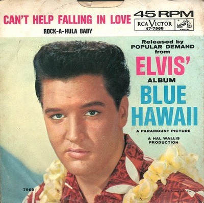 Elvis Presley - Can't Help Falling In Love / Rock-A-Hula Baby (7'') (Very Good (V