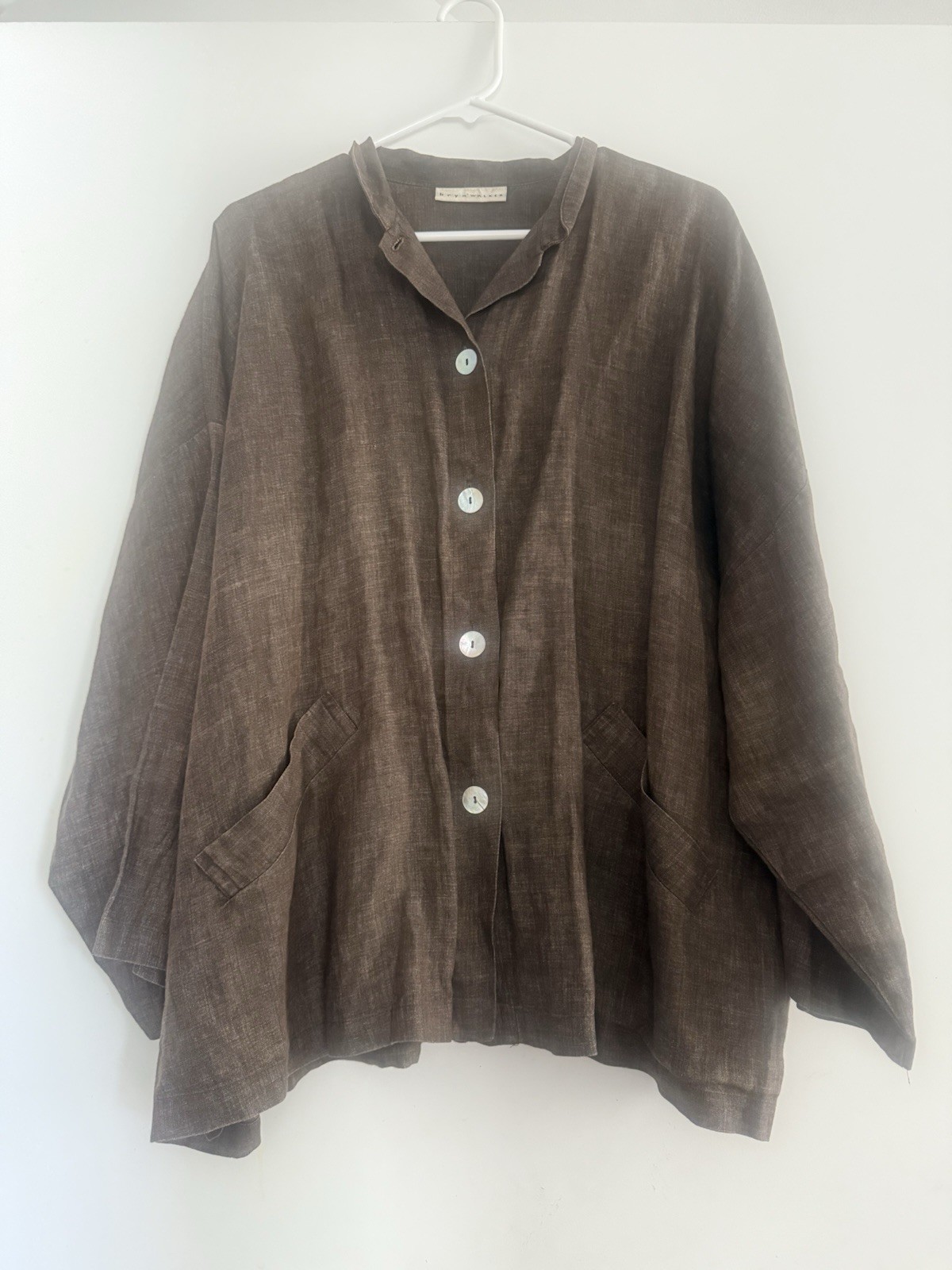 bryn walker Danuta linen duster jacket oversized … - image 2