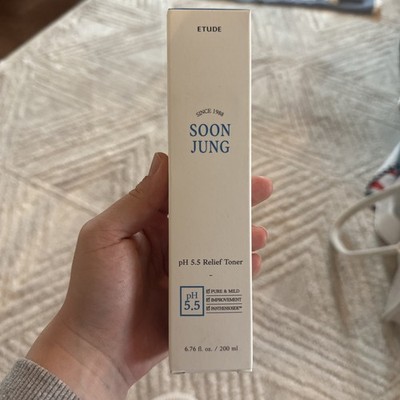ETUDE HOUSE SoonJung pH 5.5 Relief Toner 200ml   Calming Toner USA SELLER