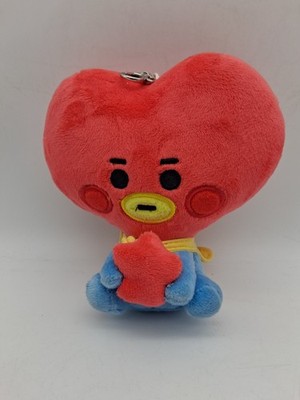 BT21 Tata Plush Keychain Bag Charm  5  Soft  Plush Toy Holding Star