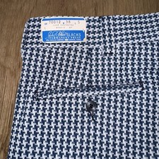 NOS John Blair Pants Mens Vintage 60s 70s Polyester Flare Leg Mod Disco 38 Short